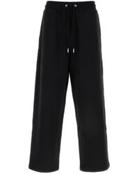 Ami Paris - Black Cotton joggers - Lyst