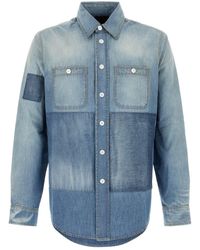 Givenchy - Patchwork Denim Shirt - Lyst