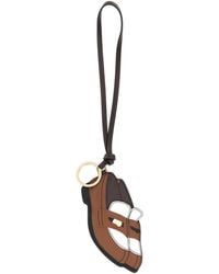 Miu Miu - Portachiavi in pelle multicolor - Lyst