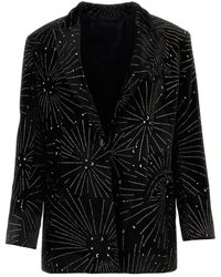 BLAZE - Embellished Velvet Tomboy R - Lyst