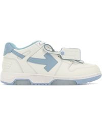 Off-White c/o Virgil Abloh - White Leather Out Of Office Sneakers - Lyst