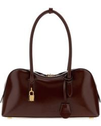 Stella McCartney - Chocolate Alter Mat Medium Ryder Shoulder Bag - Lyst