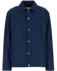 Jil Sander Water Repellent Taffeta Down Jacket in Natural | Lyst