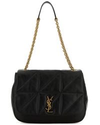 Saint Laurent - Borsa a spalla Jamie 4.3 media in nappa nera - Lyst