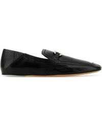 Ferragamo - Mocassini Elaine in pelle nera - Lyst