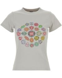 Balenciaga - T-Shirt With Colorful Print - Lyst