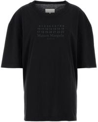 Maison Margiela - Numerical Printed Cotton-Jersey T-Shirt - Lyst
