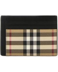 Burberry - Portacarte in tela stampata - Lyst