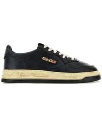 Autry - Black Leather X Maison Mihara Yasuhiro General Scale Supvint Sneakers - Lyst