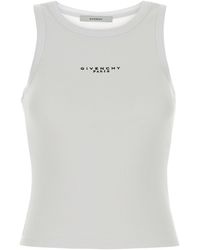 Givenchy - Stretch Cotton Tank Top - Lyst