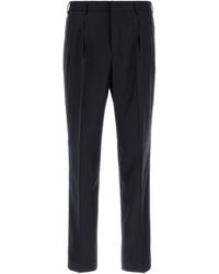 PT Torino - Midnight Blue Stretch Wool Pant - Lyst