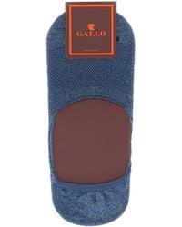Gallo - Melange Air Force Stretch Cotton Blend Invisible Socks - Lyst