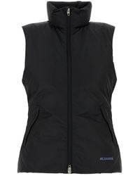 Jil Sander - Down Vest 04 W Logo - Lyst