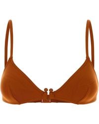 Eres - Orange Stretch Nylon Stylish Bikini Top - Lyst