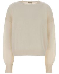 LeKasha - Ivory Cashmere Modena Sweater - Lyst