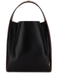 Jil Sander - Leather Pivot Bucket Bag - Lyst