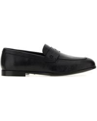 Ferragamo - Salvatore Leather Tiberio Loafers - Lyst