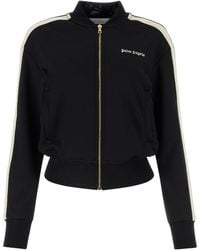 Palm Angels - Black Polyester Sweatshirt - Lyst