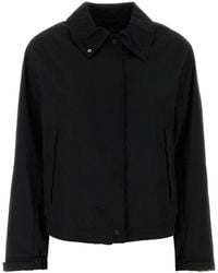 Herno - Cropped Jacket With Classic Collar - Lyst