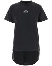 Balenciaga - Slate Cotton T-Shirt Dress - Lyst