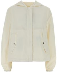 Herno - White Jersey Reversible Jacket - Lyst