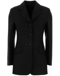 Jil Sander - Wool Blend Blazer - Lyst