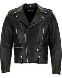 Saint Laurent - Giacca Biker - Lyst