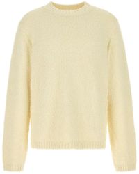 Séfr - Ivory Cotton Blend Oversize Odilon Sweater - Lyst