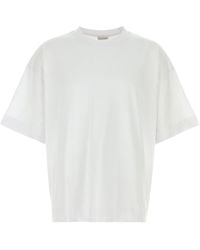 Dries Van Noten - Cotton Heno Oversize T-Shirt - Lyst