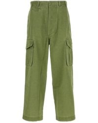 KENZO - Green Cotton Cargo Pant - Lyst