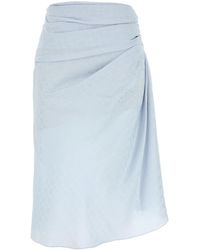 Givenchy - Pastel Silk Skirt - Lyst