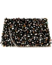 Dries Van Noten - Embellished Velvet Clutch - Lyst
