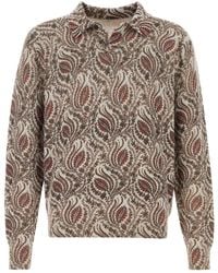 Etro - Paisley Shirt Collar Polo - Lyst