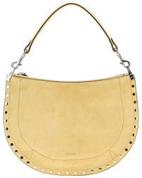 Isabel Marant - Pastel Yellow Suede Oskan Shoulder Bag - Lyst