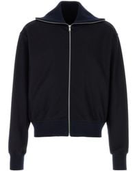 Jil Sander - Midnight Blue Wool Cardigan - Lyst