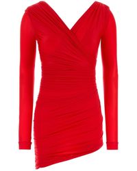 Balenciaga - Abito Drappeggiato - Lyst
