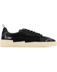 DSquared² - Black Leather Rider Sneakers - Lyst