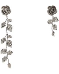 Magda Butrym - Silver Metal Earrings - Lyst