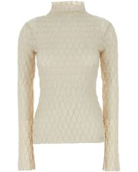 Camilla & Marc - Ivory Stretch Polyester Sissil Top - Lyst