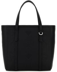 MCM - Borsa a mano Toni mini in pelle nera - Lyst
