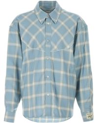WOOYOUNGMI - Embroidered Jersey Oversize Shirt - Lyst