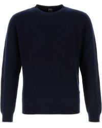 Fedeli - Midnight Blue Cashmere Argentina Sweater - Lyst