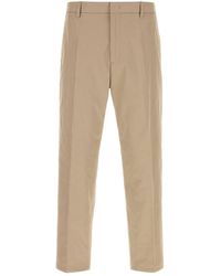 Jil Sander - Sand Cotton Pant - Lyst