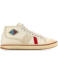 Bottega Veneta - Sneakers Summer in tela bianca - Lyst