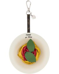 Fendi - Charm Spaghetti in pelle multicolor - Lyst