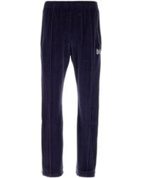 Needles - Purple Velvet joggers - Lyst