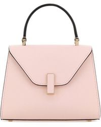 Valextra - Pastel Pink Leather Mini Iside Handbag - Lyst