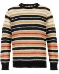 Marni - Maglione in misto mohair ricamato - Lyst