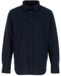 Brioni - Midnight Blue Cotton Shirt - Lyst