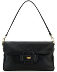 Miu Miu - Borsa a spalla Penny in pelle nera - Lyst